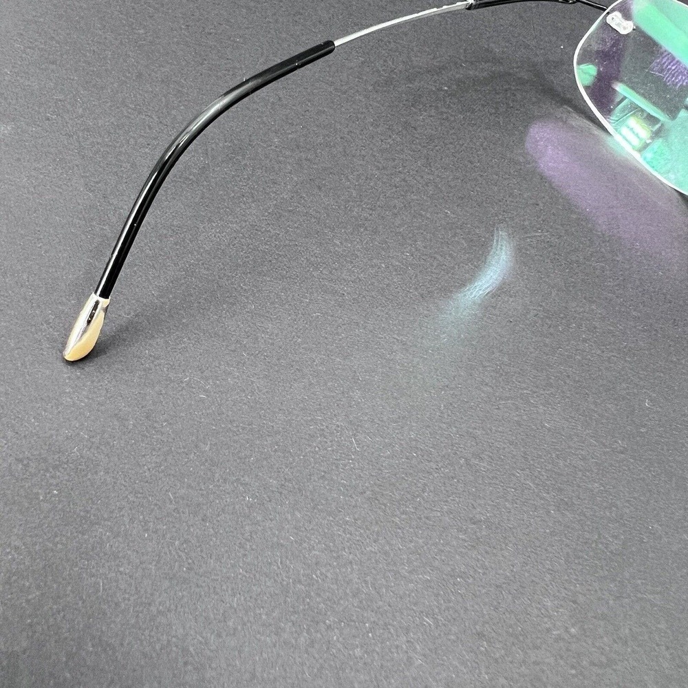 Silhouette Eyeglasses Rimless Frames Titanium Silver / Black - Picture 10 of 12